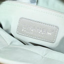CHANEL Matelasse Paris Biarritz GM Tote Bag PVC Canvas White CC Auth hk3597-22