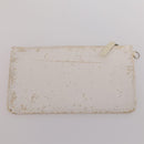 CHANEL Matelasse Paris Biarritz GM Tote Bag PVC Canvas White CC Auth hk3597-26