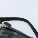 PRADA Camouflage Shoulder Bag Nylon Leather Khaki Black Silver Auth hk3599-14