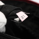 PRADA Tote Bag Nylon Red Silver Auth hk3600-12