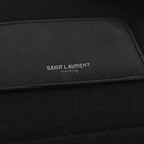 SAINT LAURENT Backpack Canvas Black Silver Auth hk3604-16
