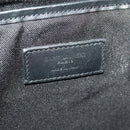 SAINT LAURENT Backpack Canvas Black Silver Auth hk3604-27
