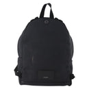 SAINT LAURENT Backpack Canvas Black Silver Auth hk3604-3