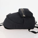 SAINT LAURENT Backpack Canvas Black Silver Auth hk3604-5