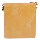 LOUIS VUITTON Monogram Vernis Motto Pouch Rose Florentin M91034 LV Auth hk3609-2