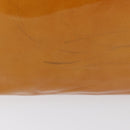 BVLGARI Tote Bag Patent leather Yellow Gold Auth hk3610-3