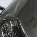 Chloe Hand Bag Patent leather Khaki Gold Auth hk3611-13