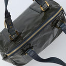 Chloe Hand Bag Patent leather Khaki Gold Auth hk3611-6