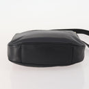 GUCCI Bamboo Shoulder Bag Leather 2way Black Gold 001 1781 1638 Auth hk3622-5