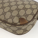 GUCCI GG Supreme Web Sherry Line Bag PVC Beige Gold 89 02 066 Auth hk3624-15