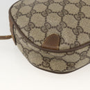 GUCCI GG Supreme Web Sherry Line Bag PVC Beige Gold 89 02 066 Auth hk3624-16