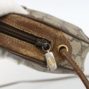 GUCCI GG Supreme Web Sherry Line Bag PVC Beige Gold 89 02 066 Auth hk3624-10