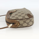 GUCCI GG Supreme Web Sherry Line Bag PVC Beige Gold 89 02 066 Auth hk3624-3