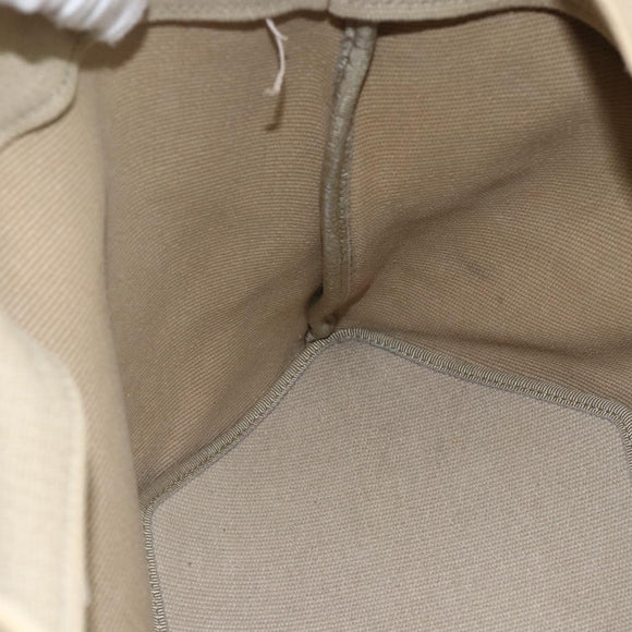 BOTTEGA VENETA Tote Bag Canvas Leather Beige Brown Auth hk3625
