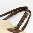 BOTTEGA VENETA Tote Bag Canvas Leather Beige Brown Auth hk3625-8