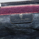 GUCCI GG Supreme Sherry Line Clutch Bag PVC Navy 37 014 2125 Auth hk3626-12
