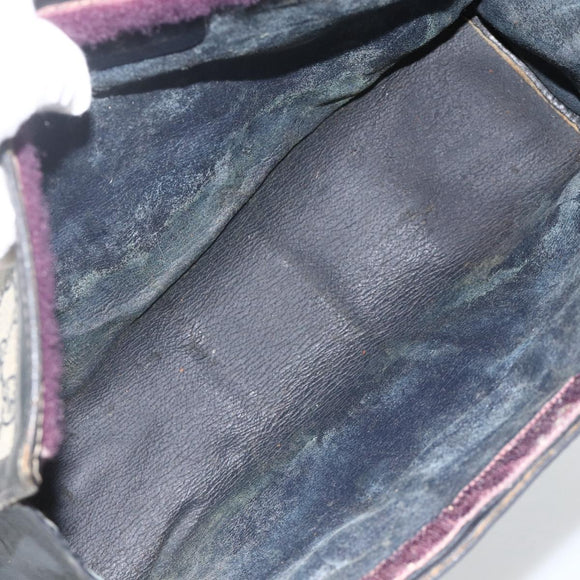 GUCCI GG Supreme Sherry Line Clutch Bag PVC Navy 37 014 2125 Auth hk3626