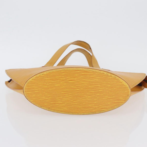 LOUIS VUITTON Epi Saint Jacques Hand Bag Yellow M52279 LV Auth hk3627