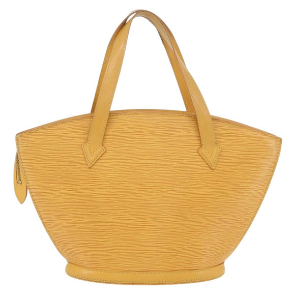 LOUIS VUITTON Epi Saint Jacques Hand Bag Yellow M52279 LV Auth hk3627