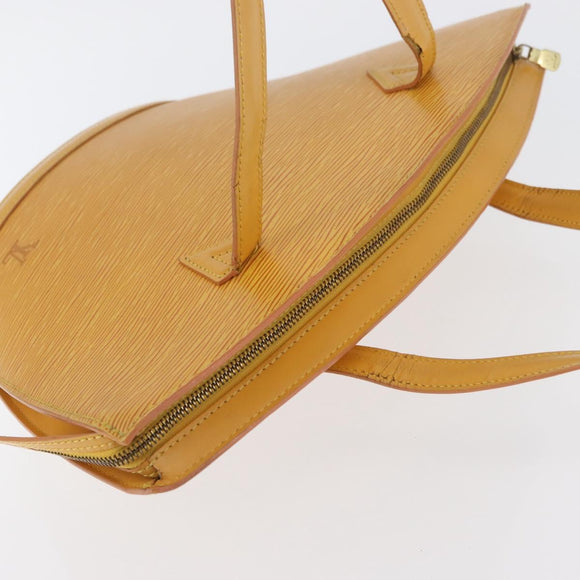 LOUIS VUITTON Epi Saint Jacques Hand Bag Yellow M52279 LV Auth hk3627