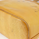 LOUIS VUITTON Monogram Vernis Houston Hand Bag Lime Yellow M91055 LV Auth hk3628-15