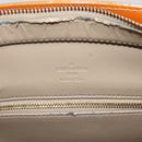 LOUIS VUITTON Monogram Vernis Houston Hand Bag Beige M91004 LV Auth hk3629-10