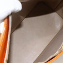 LOUIS VUITTON Monogram Vernis Houston Hand Bag Beige M91004 LV Auth hk3629-11