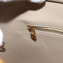 LOUIS VUITTON Monogram Vernis Houston Hand Bag Beige M91004 LV Auth hk3629-20