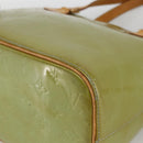 LOUIS VUITTON Monogram Vernis Houston Hand Bag Baby Blue M91005 LV Auth hk3630-9