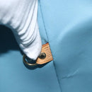 LOUIS VUITTON Monogram Vernis Houston Hand Bag Baby Blue M91005 LV Auth hk3630-12