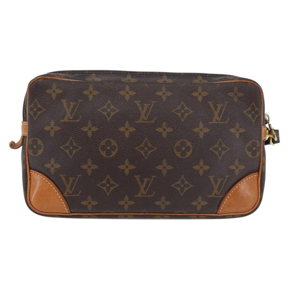 LOUIS VUITTON Monogram Marly Dragonne GM Clutch Bag M51825 LV Auth hk3644