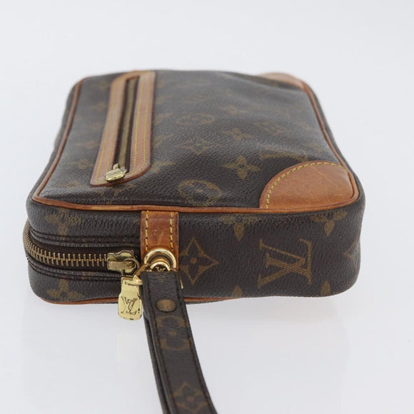 LOUIS VUITTON Monogram Marly Dragonne GM Clutch Bag M51825 LV Auth hk3644