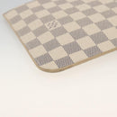 LOUIS VUITTON Damier Azur Neverfull MM Pouch Pouch LV Auth hk3645-16