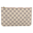 LOUIS VUITTON Damier Azur Neverfull MM Pouch Pouch LV Auth hk3645-13