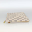 LOUIS VUITTON Damier Azur Neverfull MM Pouch Pouch LV Auth hk3645-3