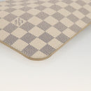 LOUIS VUITTON Damier Azur Neverfull MM Pouch Pouch LV Auth hk3645-14
