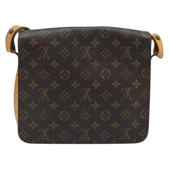 LOUIS VUITTON Monogram Cartouchiere GM Shoulder Bag M51252 LV Auth hk3649