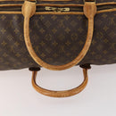 LOUIS VUITTON Monogram Sac Chasseur 55 Boston Bag M41922 LV Auth hk3651-7