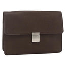 LOUIS VUITTON Taiga Selenga Clutch Bag Grizzly M30788 LV Auth hk3660-1