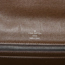 LOUIS VUITTON Taiga Selenga Clutch Bag Grizzly M30788 LV Auth hk3660-14