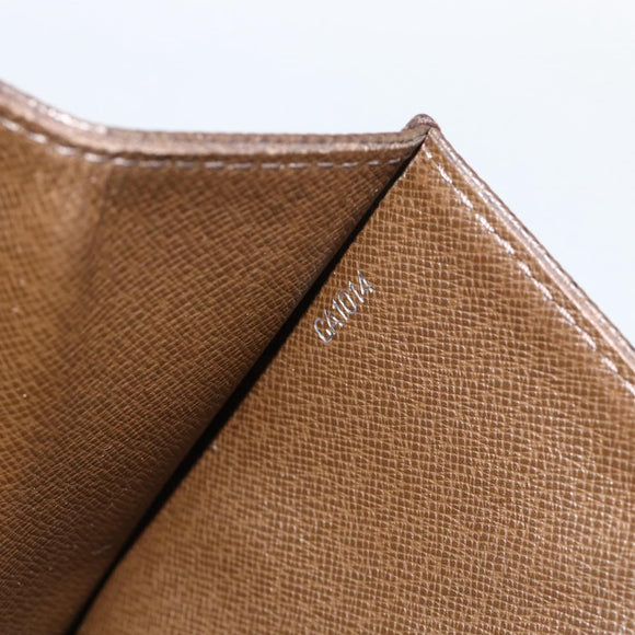 LOUIS VUITTON Taiga Selenga Clutch Bag Grizzly M30788 LV Auth hk3660