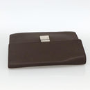 LOUIS VUITTON Taiga Selenga Clutch Bag Grizzly M30788 LV Auth hk3660-6
