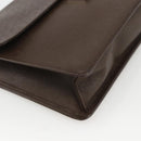 LOUIS VUITTON Taiga Selenga Clutch Bag Grizzly M30788 LV Auth hk3660-9