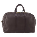 LOUIS VUITTON Taiga Kendall PM Boston Bag Acajou M30126 LV Auth hk3661-1