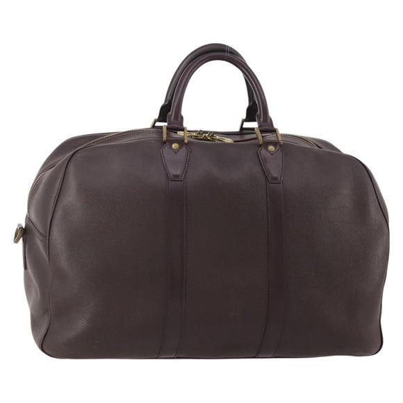 LOUIS VUITTON Taiga Kendall PM Boston Bag Acajou M30126 LV Auth hk3661