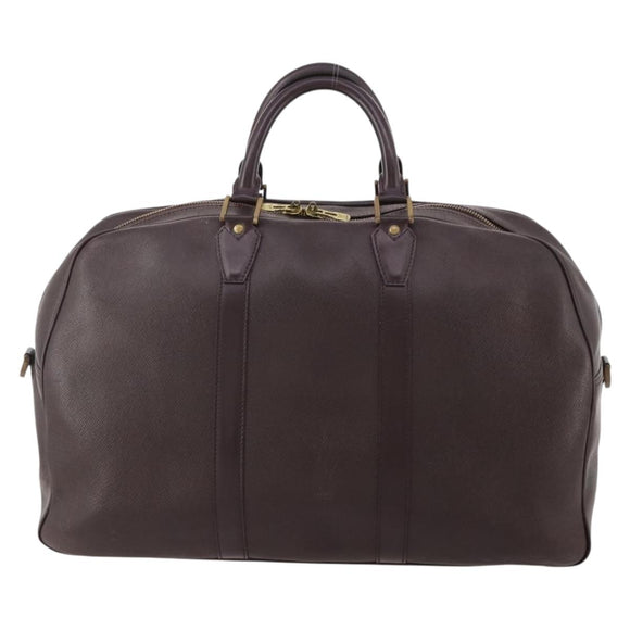 LOUIS VUITTON Taiga Kendall PM Boston Bag Acajou M30126 LV Auth hk3661