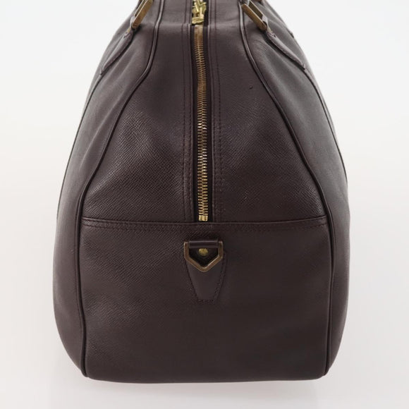 LOUIS VUITTON Taiga Kendall PM Boston Bag Acajou M30126 LV Auth hk3661