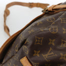LOUIS VUITTON Monogram Saumur 35 Shoulder Bag M42254 LV Auth hk3665-17