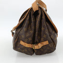 LOUIS VUITTON Monogram Saumur 35 Shoulder Bag M42254 LV Auth hk3665-4