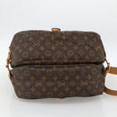 LOUIS VUITTON Monogram Saumur 35 Shoulder Bag M42254 LV Auth hk3665-5